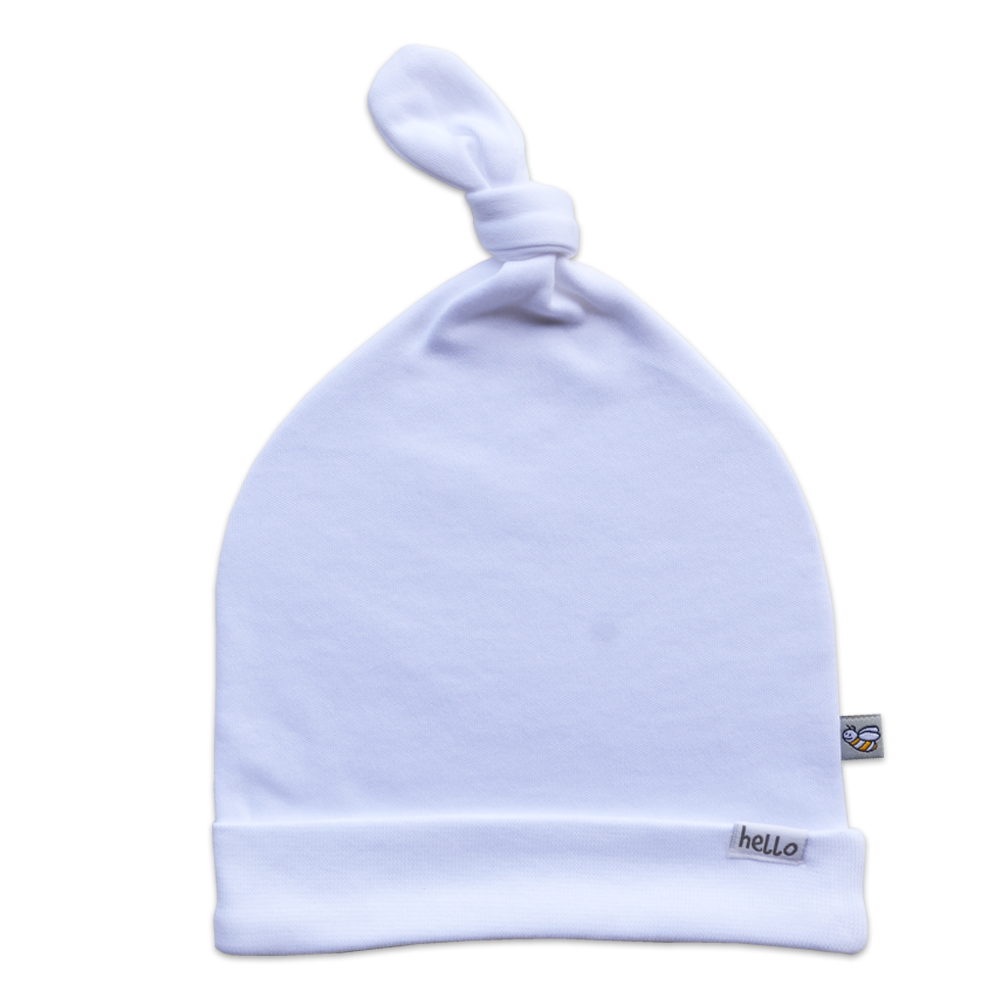 White Beanie Cap